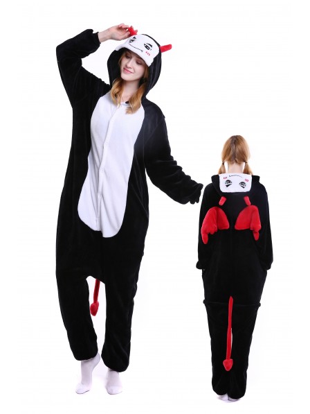 Demon Kigurumi Onesie Pyjamas Weich Flannel Unisex Tier Kostüme Für Damen & Herren