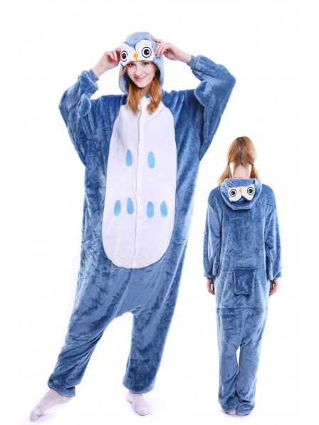 Eule Kigurumi Onesie Pyjamas Weich Flannel Unisex Tier Kostüme Für Damen & Herren