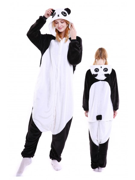 Panda Kigurumi Onesie Pyjamas Weich Flannel Unisex Tier Kostüme Für Damen & Herren