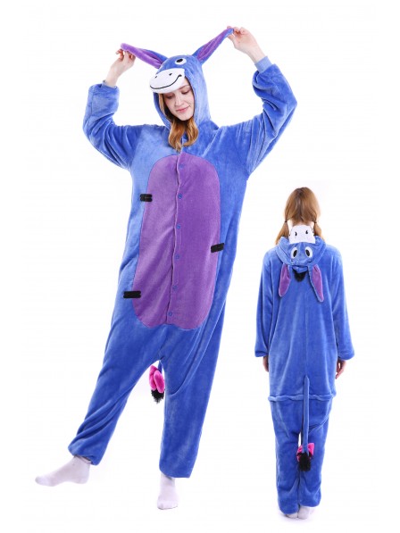 I-Aah Kigurumi Onesie Pyjamas Weich Flannel Unisex Tier Kostüme Für Damen & Herren