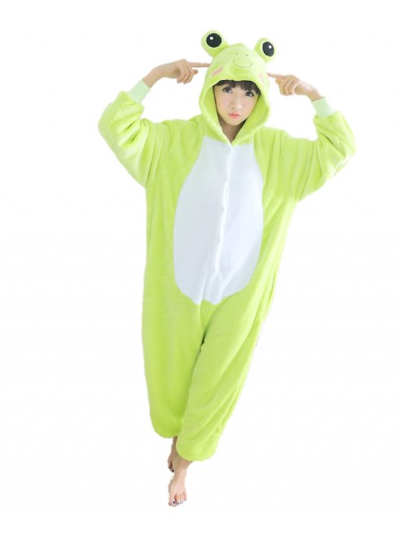 Frosch Kigurumi Onesie Pyjamas Weich Flannel Unisex Tier Kostüme Für Damen & Herren