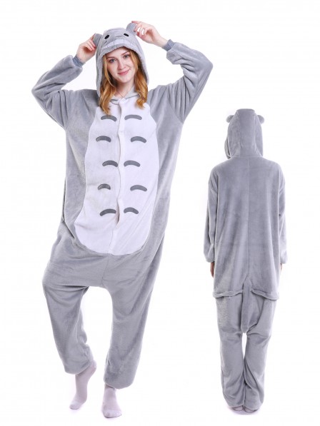 Totoro Kigurumi Onesie Pyjamas Weich Flannel Unisex Tier Kostüme Für Damen & Herren