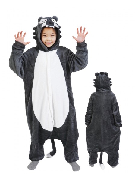 Wolf Onesie Kigurumi Pyjamas Kids Tier Kostüme Für Jugend