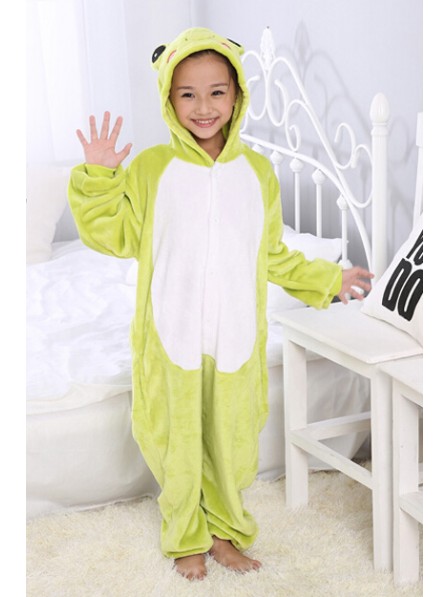 Frosch Onesie Kigurumi Pyjamas Kids Tier Kostüme Für Jugend