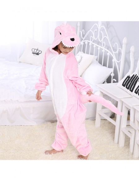 Pink Dinosaurier Onesie Kigurumi Pyjamas Kids Tier Kostüme Für Jugend