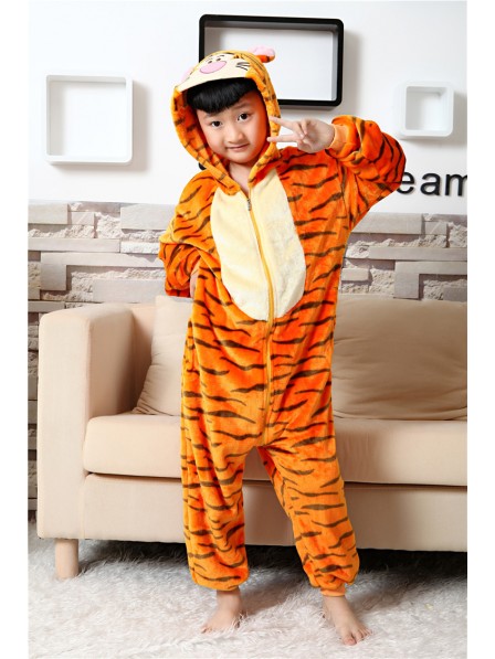 Tigger Onesie Kigurumi Pyjamas Kids Tier Kostüme Für Jugend