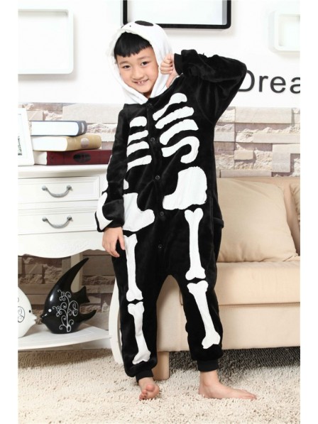 Skelett Onesie Kigurumi Pyjamas Kids Tier Kostüme Für Jugend