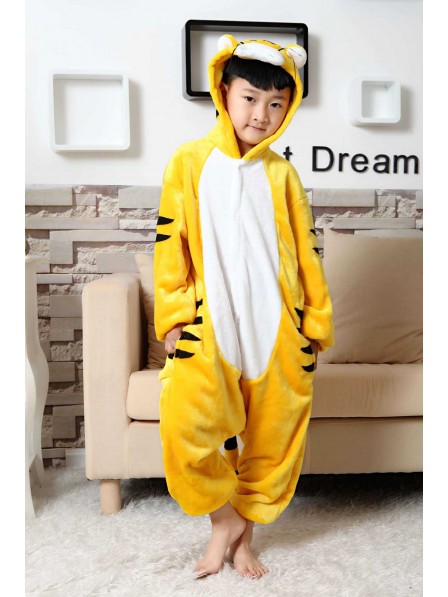 Tiger Onesie Kigurumi Pyjamas Kids Tier Kostüme Für Jugend