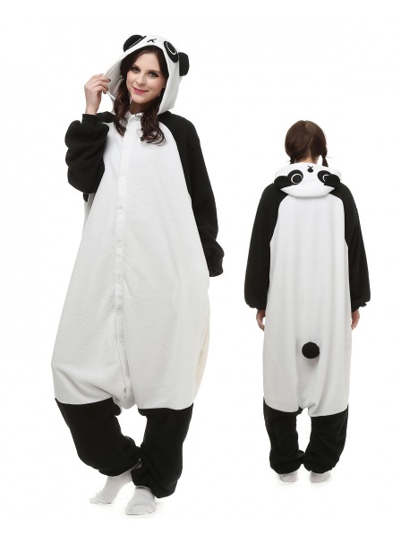 Panda Kigurumi Onesie Pyjamas Polar Fleece Tier Unisex Kostüme Für Erwachsene