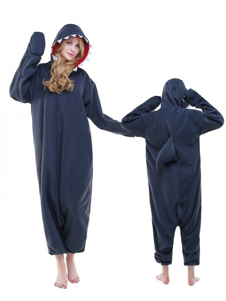 Hai Kigurumi Onesie Pyjamas Polar Fleece Tier Unisex Kostüme Für Erwachsene